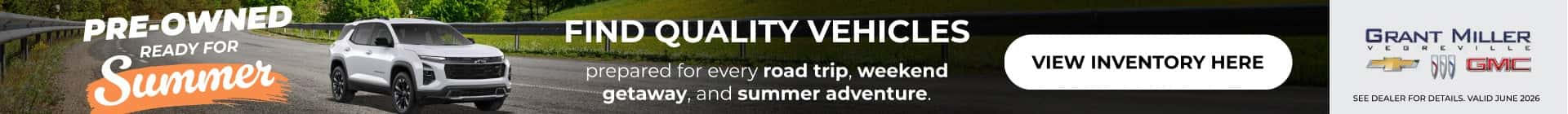 Pre-owed Ready for Summer - offer
