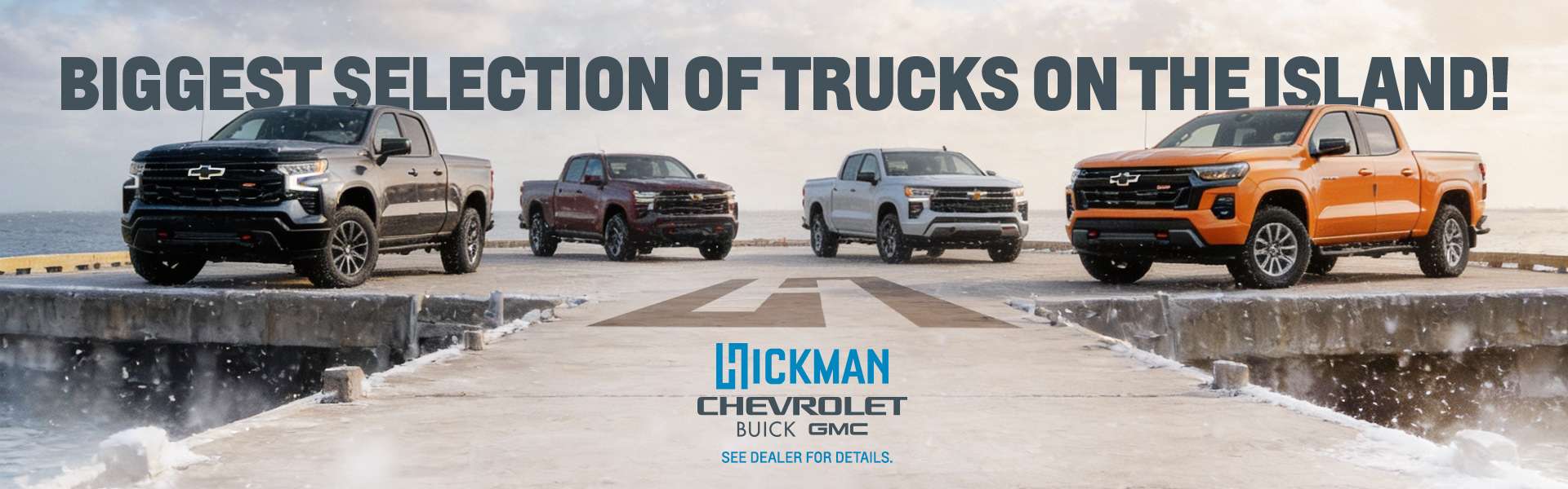Biggest selection of trucks