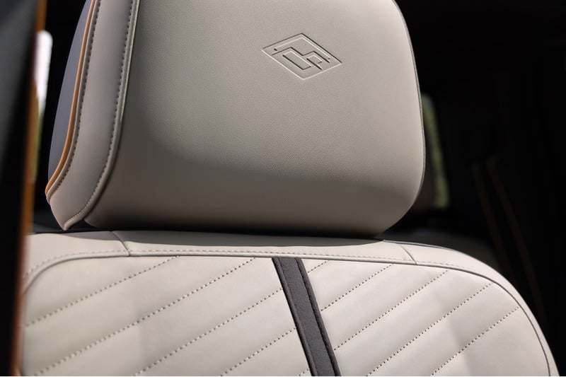 Premium leather seat with High Country detailing in a 2027 Chevrolet Silverado 1500