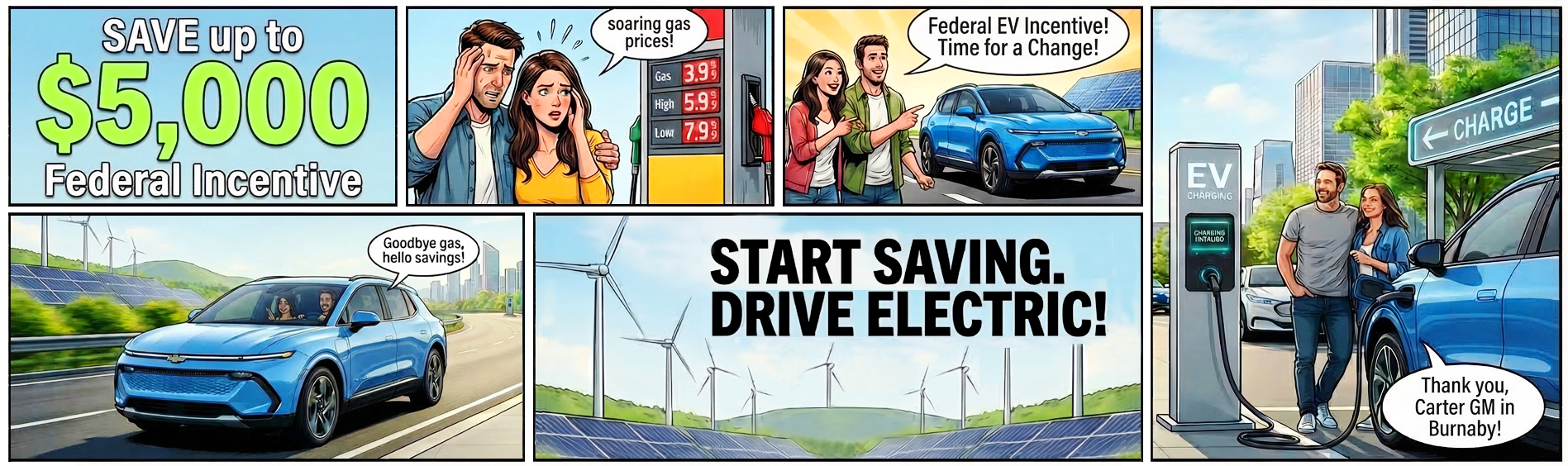 Federal EV Rebates in Canada at Carter GM Burnaby