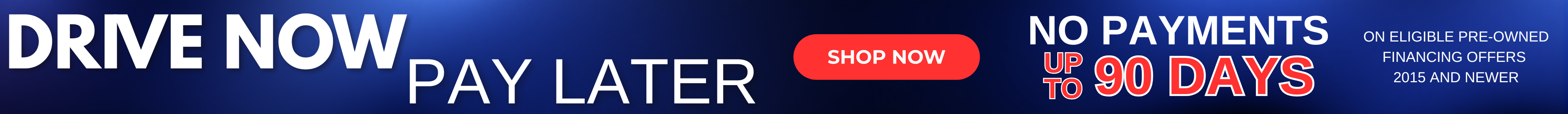 Drive Now Pay Later