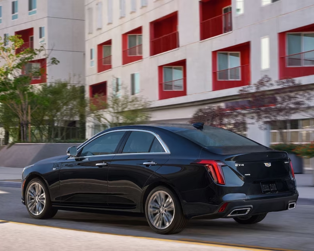 Exterior of the Cadillac CT4