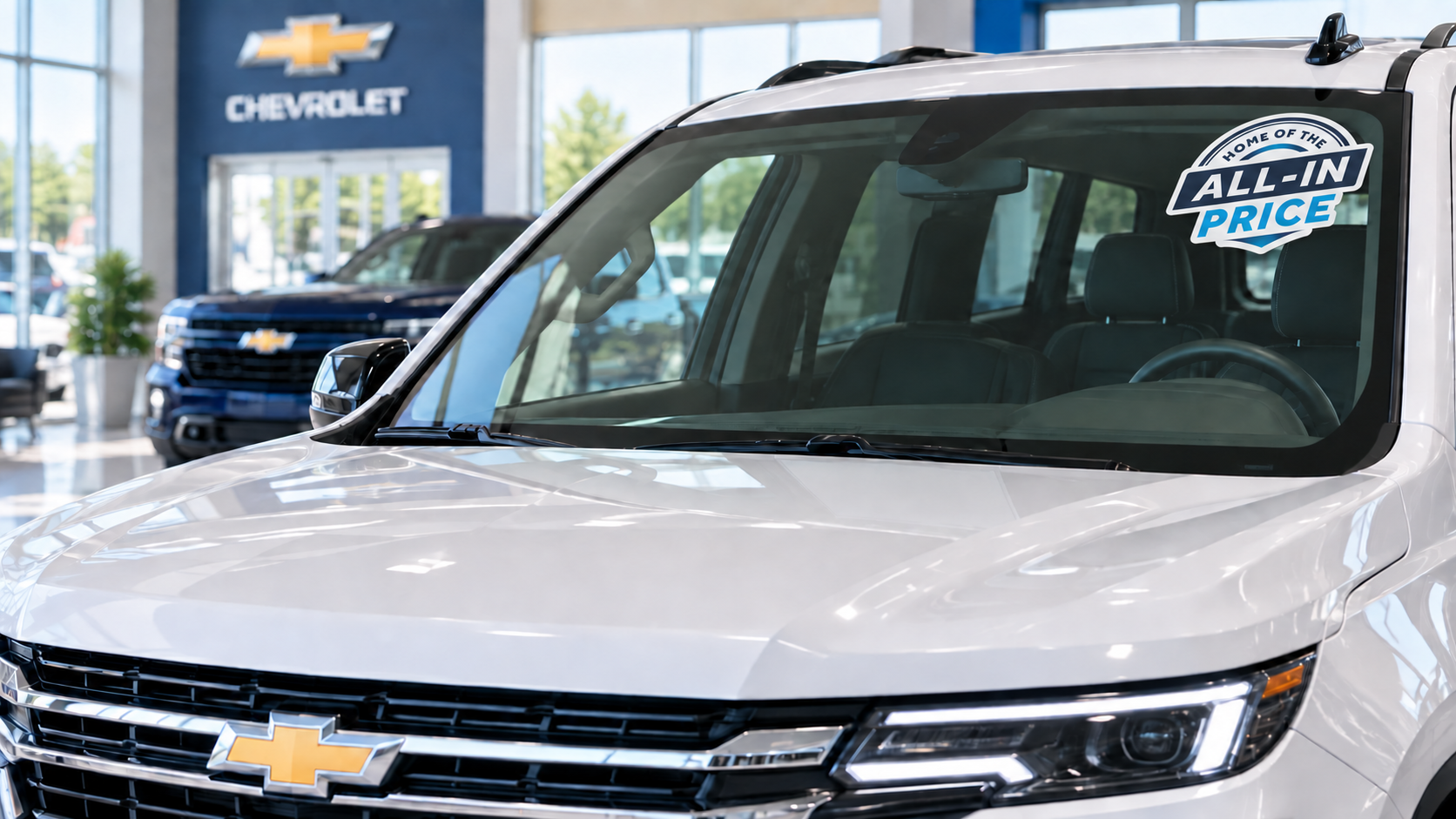 Vehicle ready for delivery at Island GM