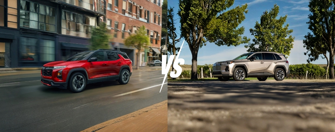Compare the 2026 Chevrolet Equinox and 2026 Toyota RAV4 for Halifax drivers