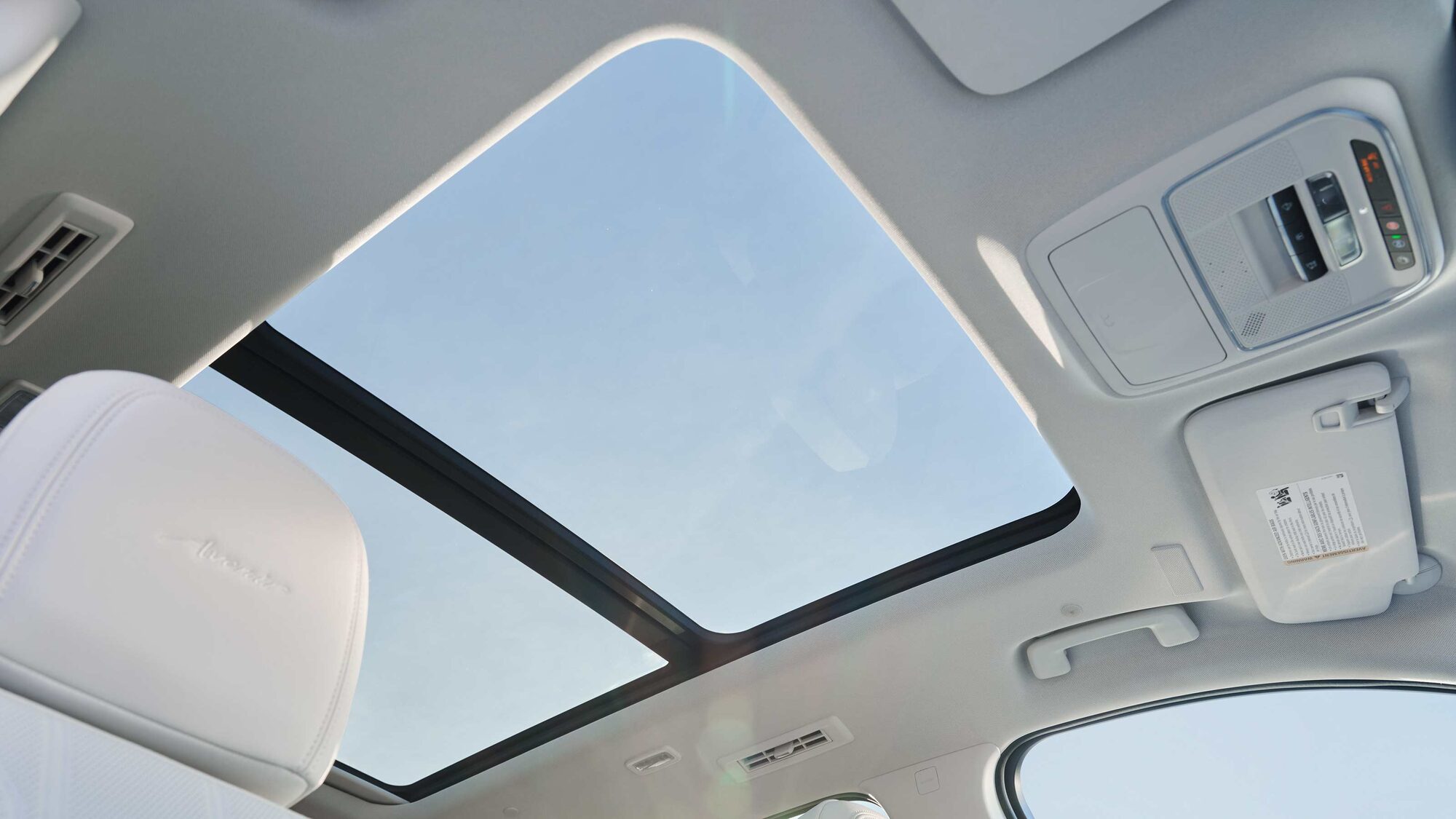 Panoramic sunroof of the 2026 Buick Enclave SUV.
