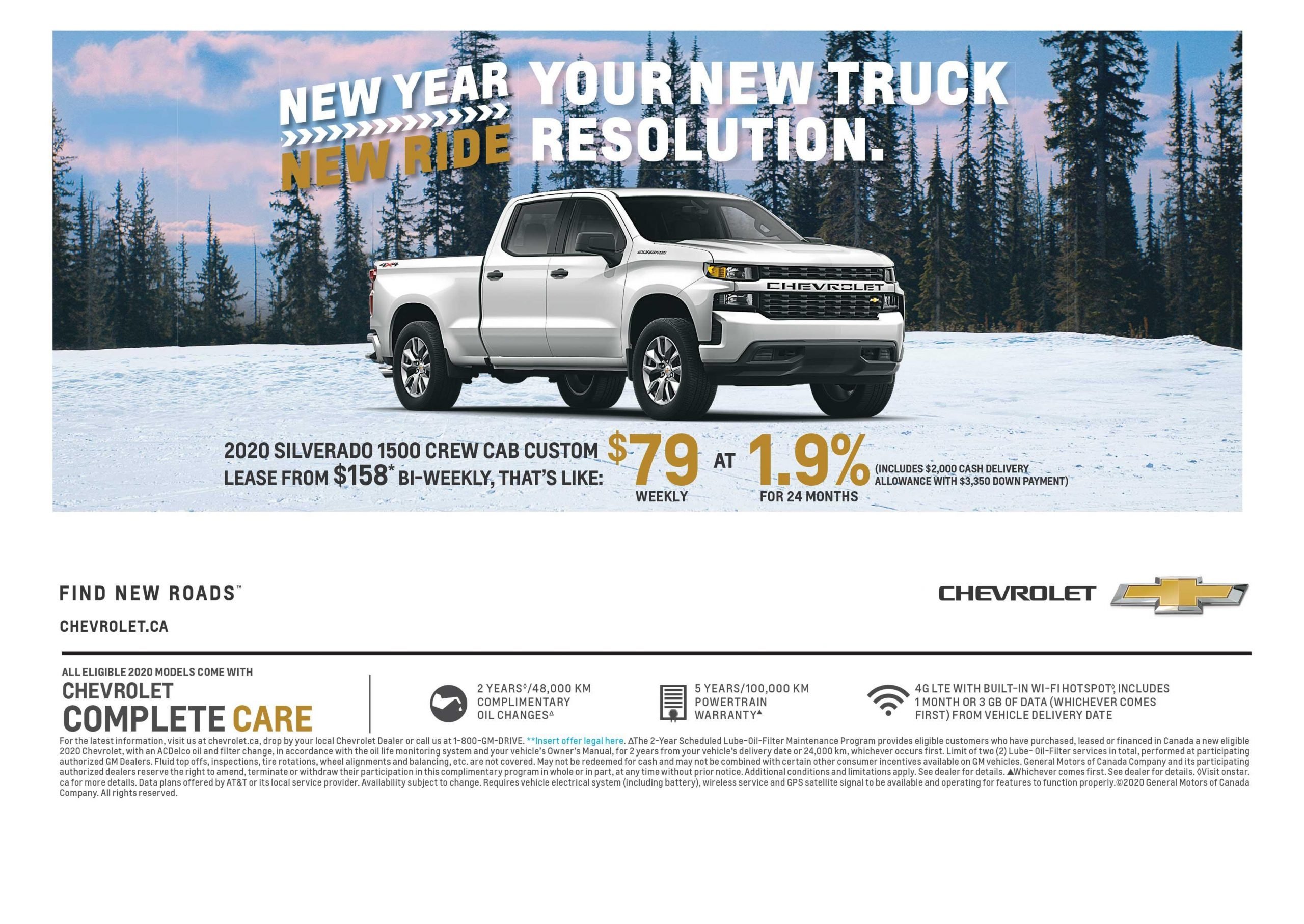 Your new truck resolution. Enquire at the dealership for details.