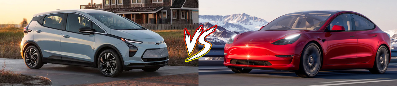 2022 Chevrolet Bolt EV vs Tesla Model 3 | Myers Kanata GM