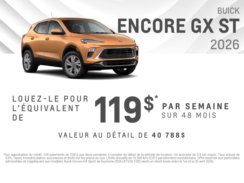 Buick Encore GX 2026