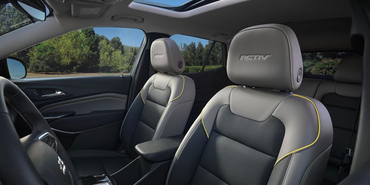 Front Seating Overview of the 2024 Chevrolet Trax Activ Front Seating Overview of the 2024 Chevrolet Trax Activ - Barnes Wheaton GM South Surrey