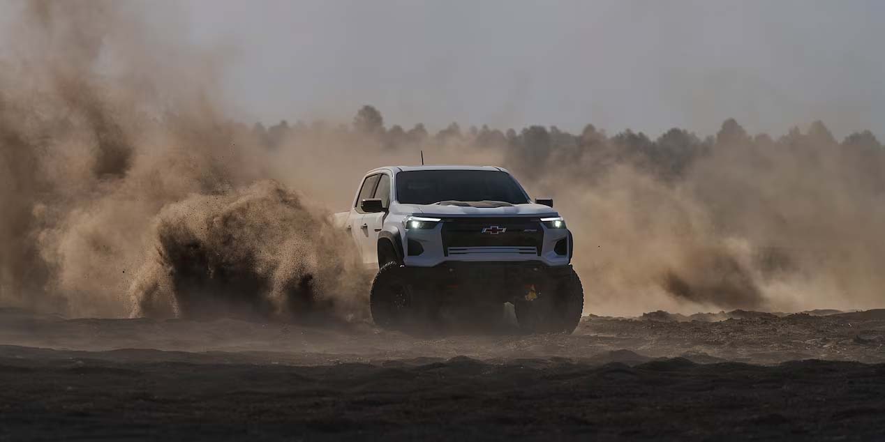2023 Chevrolet Colorado ZR2 Bison Drifting in Sand slider_widget-75-0