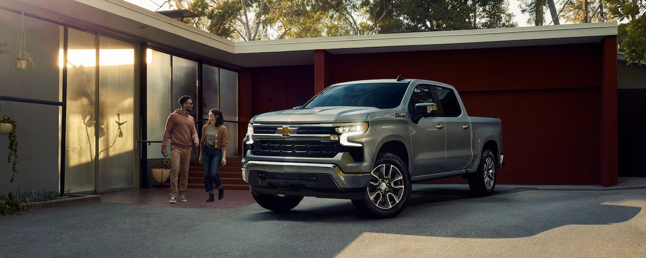 2023 chevrolet silverado 1500 exterior parked in driveway slider_widget-88-1