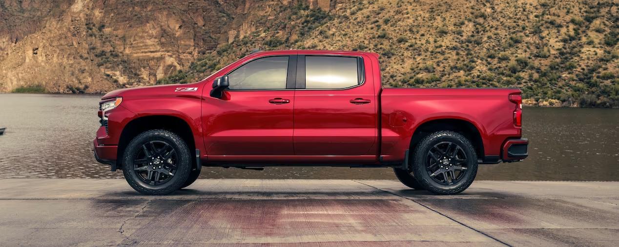 2023 chevrolet silverado 1500 exterior profile in front of water slider_widget-88-0
